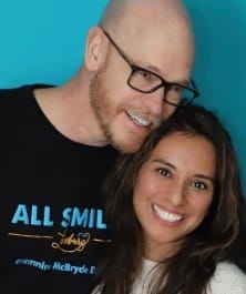 Leesburg dentist and patient smiling together