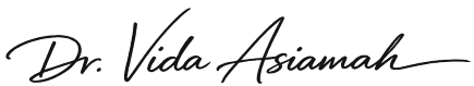Signature of Leesburg dentist Vida Asiamah, DDS